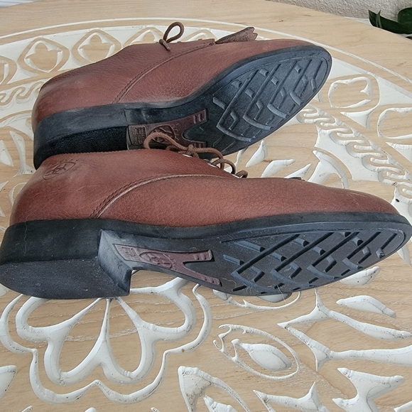 Ariat Oxford Leather Lace Up Sz 6.5 - Picture 7 of 9